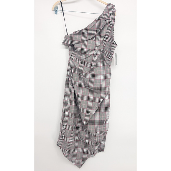 NWT Anthropologie Maeve One-Shoulder Asymmetrical Slim Midi Dress Sz 2P #NC437 - Picture 6 of 11